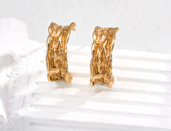 Gentlewaveco Silver Vintage Elegant Stud Earrings E01279