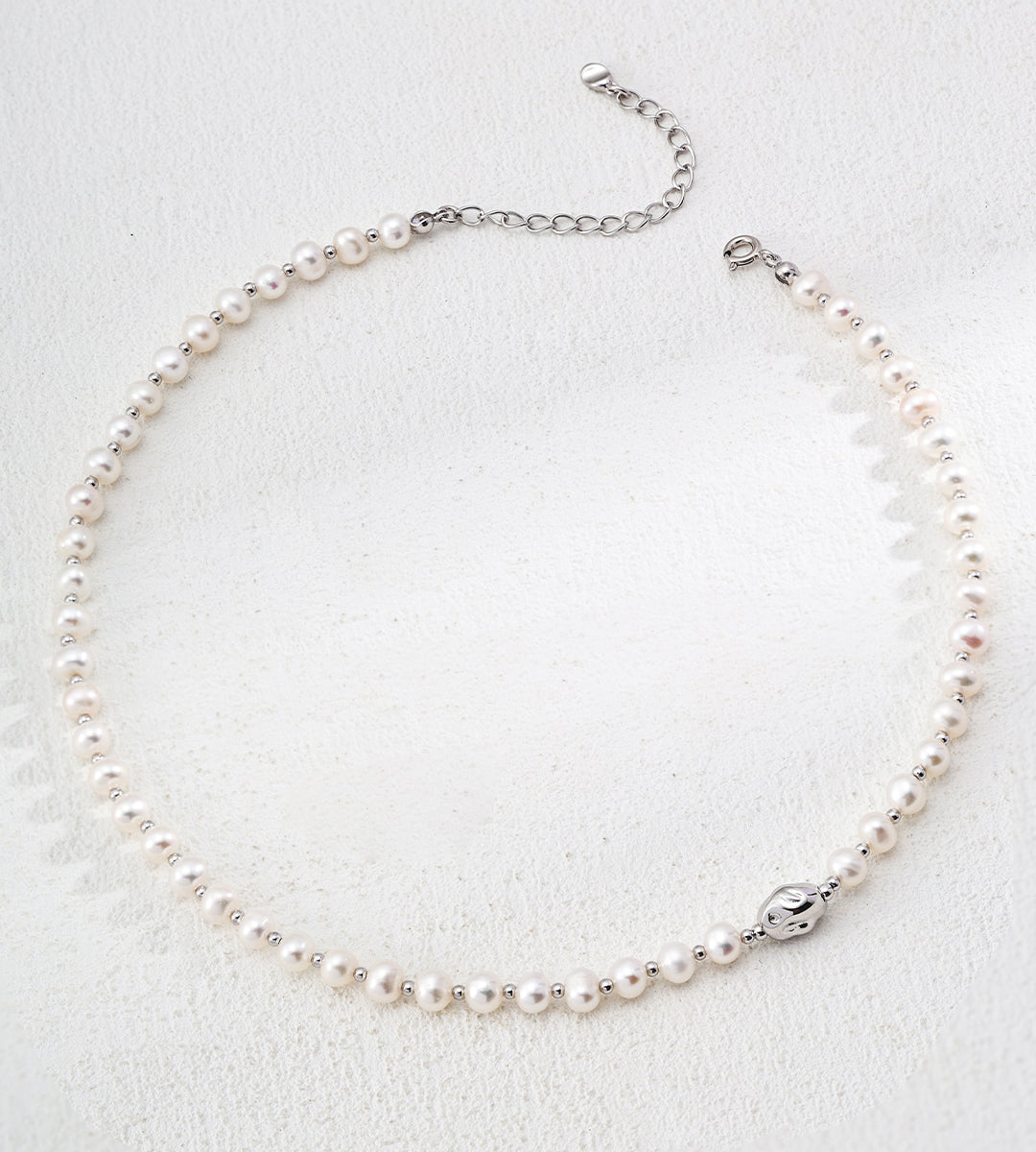 Gentlewaveco Minimalist Natural Pearl Elegance Necklace D0587