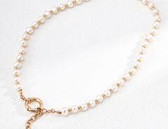 GentleWaveCo Pearl Remix Collection - Baroque Pearl Necklace D0223