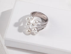 GentleWaveCo Blooming Pearl Ring  J0094